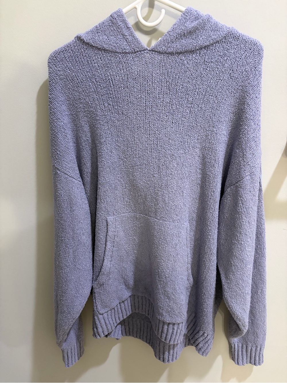 ALO Yoga Hooded Knit Sweatshirt - L